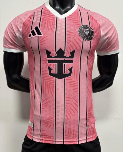 2025 26 Miami special version pink soccer jersey player version size S-3XL